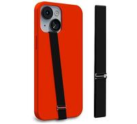 MyGadget 2X Phone Strap Holder [ 20 cm ] - Universal Silicone Hand | Finger Grip for Smartphone like Samsung Galaxy S23 and Apple iPhone 13 Mini - Black