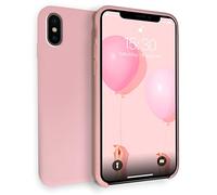 MyGadget Case for iPhone X | XS - Soft Touch Hard Cover Matte TPU Back Shell - Protective Shockproof Anti Scratch in Rose