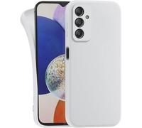 MyGadget Case for Samsung Galaxy A14 5G - Cover Ultra Thin TPU - Soft Touch Rubber & Anti-Scratch Shell - Flexible Silicone - Matte White