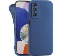MyGadget Case for Samsung Galaxy A14 5G - Cover Ultra Thin TPU - Soft Touch Rubber & Anti-Scratch Shell - Flexible Silicone - Matte Dark Blue