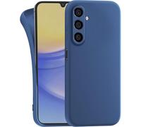 MyGadget Case for Samsung Galaxy A15 5G - Cover Ultra Thin TPU - Soft Touch Rubber & Anti-Scratch Shell - Flexible Silicone - Matte Dark Blue