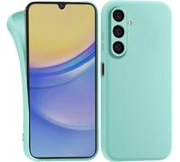 MyGadget Case for Samsung Galaxy A15 5G - Cover Ultra Thin TPU - Soft Touch Rubber & Anti-Scratch Shell - Flexible Silicone - Matte Mint Green
