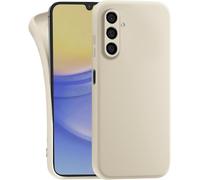 MyGadget Case for Samsung Galaxy A24 4G | A25 5G - Cover Ultra Thin TPU - Soft Touch Rubber & Anti-Scratch Shell - Flexible Silicone - Matte Off White