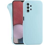 MyGadget Case for Samsung Galaxy A32 5G - Cover Ultra Thin TPU - Soft Touch Rubber & Anti-Scratch Shell - Flexible Silicone - Matte Light blue