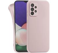 MyGadget Case for Samsung Galaxy A73 5G - Cover Ultra Thin TPU - Soft Touch Rubber & Anti-Scratch Shell - Flexible Silicone - Matte Pink