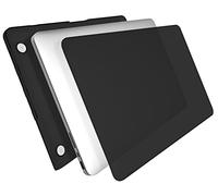 MyGadget Crystal Clear Case compatible with Apple MacBook Pro 14 inch - Slim Cover Snap-On Protection - Hardshell in Black