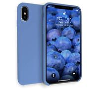 MyGadget Hard Case for iPhone XS Max - TPU Cover Matte & Soft Touch Finish - Protective Shockproof Anti Scratch Back Shell - Blue