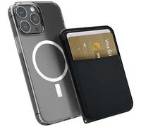 MyGadget Magnetic Magsafe Wallet - Double Card Holder - Compatible with Apple iPhone 15 | 14 | 13 | 12 Series - Black