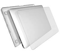 MyGadget Matte Case compatible with Apple MacBook Pro 14 inch - Slim Cover Snap-On Protection - Hardshell in Transparent