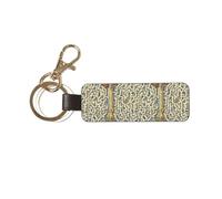 MYGANN Labyrinth Treasure Map Unisex Universal Leather Keychain With Metal Ring For Thanksgiving Anniversary Creative Gift