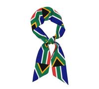 MYGANN South African Flag Rectangle Women'S Silk Scarf Hijab Scarf Costume Accessories Handbag Pendant 119x7.9cm