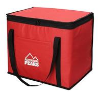 MyGarden 60L Soft Insulated Cooler Bag Box Thermos Portable Lightweight Keeps Food Drinks Cool Delivery Beach Camping BBQ Shopping Fishing Picnic Festivals Lunch Outdoor Travel (60 Litre Red)