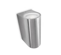 myGarden Nightingale Wall Lantern [INOX] Requires 2 x 35 W GU10 Bulbs