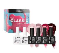 MYGEL by Mylee Nail Gel Polish Classic Collection 4x10ml Colours + Top & Base Coat, UV/LED Soak-Off Nail Art Manicure Pedicure for Professional, Salon & Home Use - Long Lasting & Easy to Apply