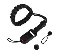 MyGiGi Camera Wrist Strap for Digital Camera and Selfie Stick with Quick Release Connector and a 1/4" Screw (Black)