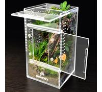 MYGIIKAKA Jumping Spider Enclosure Accessories, Tarantula Spider Box, Bug Cage, Praying Mantis Habitat Enclosure, Snail Insect Terrarium, Caterpillar Habitat
