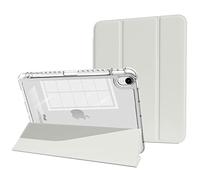 MYGROO for iPad Air 11inch 2025/2024 M3/2,iPad Air 5th Generation case 2022 with Pencil Holder, 2020 Air 4th Generation case, Slim Smart Cover with Clear Shell for iPad Air 5 Case 10.9 Inch