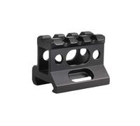 MyHaing 3 Slots Height Increasing Rail 20MM to 20MM Bracket Aluminum Alloy T1 Aiming Perspective Rail Base