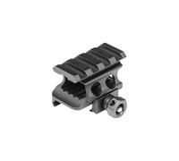 MyHaing 4 Slots Adapter Bracket Riser Scope Sights Mounts Fit 21MM to 21MM P/W Rail See Through Height Increasing Rail Base