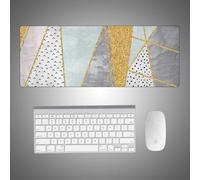 MyHaing Multi Specification Mousepad Desk Work Pad Irregular Straight Lines E-Sports Non-Slip Rubber Base Textured Wear-Resistant Mouse Mat AA-017-D