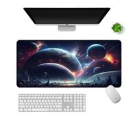 MyHaing Multi Specification Mousepad Desk Work Pad Starry Sky E-Sports Non-Slip Rubber Base Textured Wear-Resistant Mouse Mat XinKong-MY