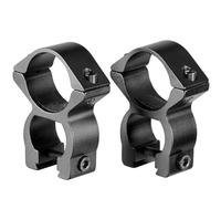 MyHaing One Pair 25.4mm Scope High Profile See Through Mount Rings Optical Sight Bracket Dovetail Base 11MM Rail
