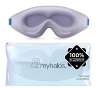 MyHalos Blackout Sleep Mask, Eye Mask for Sleeping, Zero Pressure, Travel