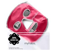 MyHalos Cooling Face Mask, Hot or Cold Gel Ice Pack for Migraine & Swelling