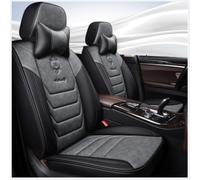 MYHAZCVD Universal Leather Car Seat Covers for Jaguar S-Type Xk Xe Xf Xj C-X75 C-Type E-Type，5-seater Accessories Gray