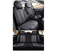 MYHAZCVD Universal Leather Car Seat Covers for Renault Captur 2019-2024，5-seater Accessories Black and gray