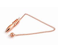 Myhealingworld 4 Ring Egyptian Copper Pendulum for Reiki Healing, Dowsing & Chakra Balancing - Divination & Meditation Tool for Energy Cleansing