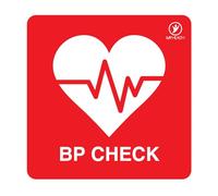 MyHealth 500 Prescription Alert Labels - BP Check - 38mm x 38mm