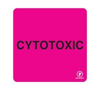 MyHealth 500 Prescription Alert Labels - CYTOTOXIC - 38mm x 38mm