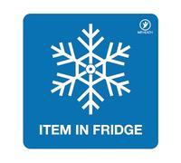 MyHealth 500 Prescription Alert Labels - Item in Fridge - 38mm x 38mm