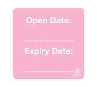 MyHealth 500 Prescription Alert Labels - Open Date: Expiry Date: - 38mm x 38mm