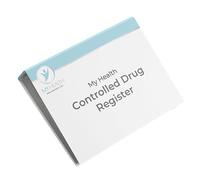 MyHealth Complete Controlled Drugs Register Folder - Controlled Drugs Recording Folder - with 3 Packs of Labelled Dividers