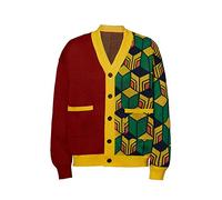 MyheroCos Anime Demon TomiokaGiyyu Costume Cardigan Sweater Knitted Jacket Coat-2XL/3XL