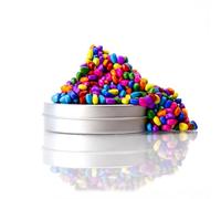 myHodo Colourful Crack Magnets (575+ Pieces, 5-7mm) - Satisfying Ferrite Magnetic Stones for ASMR, Stress Relief & Focus - Tactile Mini Magnets, Sensory Desk Gadget for Office & Home (8 Colours)