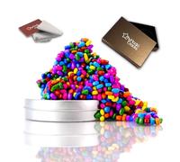 myHodo Colourful Crack Magnets Premium Set (1150+ Pieces, 5-7mm) - Satisfying Ferrite Magnetic Stones for ASMR, Sensory Focus, Stress Relief & Creativity - Tactile Mini Magnets with Gift Box & Pouch