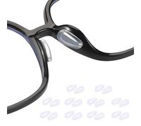 MYHOGOOD 10 Pairs Glasses Nose Pads, Non-Slip Silicone Nose Pads for Glasses Stick On, Clear Spectacle Nose Pads, Stop Glasses Slipping Down Nose, Nose Pads Replacement for Reading Glasses, Sunglasses