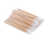 MYHOGOOD 400Pcs Cotton Swabs, Cotton Buds Pointed Tip for Makeup, Tattoo and Cleaning, 7.5 cm Long Cotton Buds with Wood Sticks for Ear, Nail Polish, Jewelry, Detail Craft Cleaning