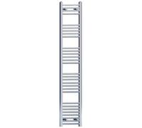 Myhomeware 300mm X 1700mm Straight Chrome Bathroom Towel Rail Radiator For Central Heating Designer Uk