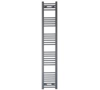 Myhomeware 400mm X 1700mm Anthracite Grey Heated Bathroom Towel Rail Radiator For Central Heating Elegant Designer In Uk