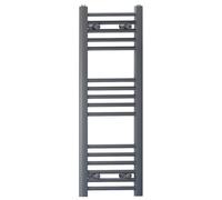 Myhomeware 400mm X 900mm Anthracite Grey Heated Bathroom Towel Rail Radiator For Central Heating Elegant Designer In Uk