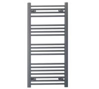 Myhomeware 450mm X 1000mm Anthracite Grey Heated Bathroom Towel Rail Radiator For Central Heating Elegant Designer In Uk