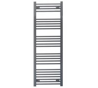 Myhomeware 450mm X 1400mm Anthracite Grey Heated Bathroom Towel Rail Radiator For Central Heating Elegant Designer In Uk