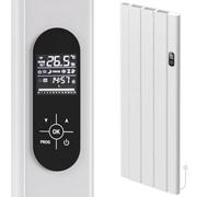 Myhomeware 498 X 1600mm Smart Wifi Electric Panel Radiator - 1500W White Vertical Aluminium Energy Saving Heater