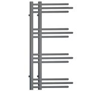 Myhomeware 500mm Wide 900mm High Sydney Designer Heated Towel Rail Bathroom Radiator (Anthracite Grey)