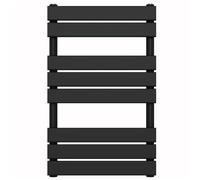 Myhomeware 500mm Wide Flat Panel Towel Rail Radiator Bathroom Heated Warmer Central Heating (500 X 800mm (H))
