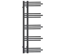 Myhomeware 500mm X 1200mm Matt Black Sydney Designer Heated Towel Rail Bathroom Radiator